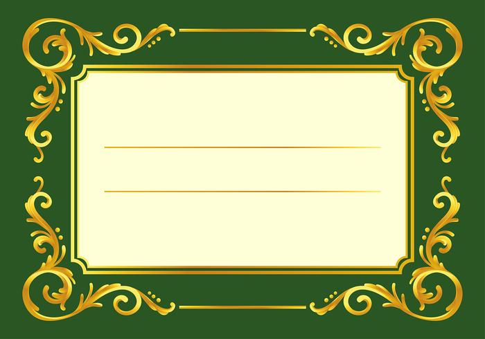 Fileteado Frame Template Vector