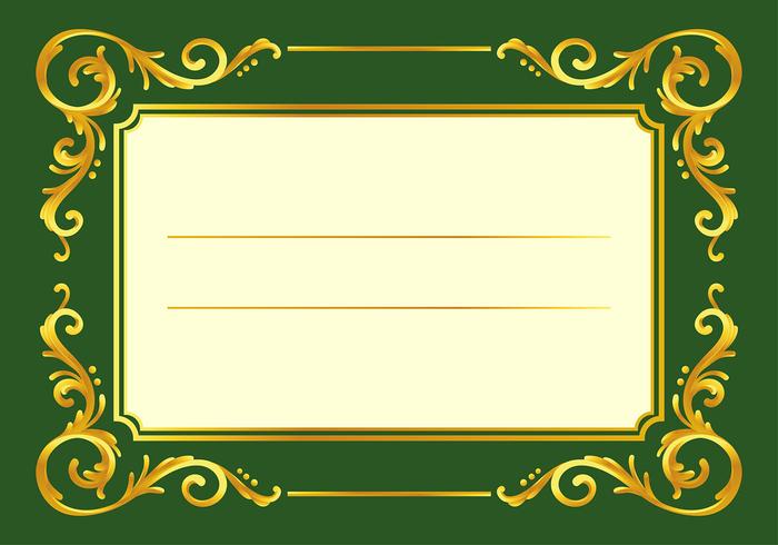 Fileteado Frame Template Vector