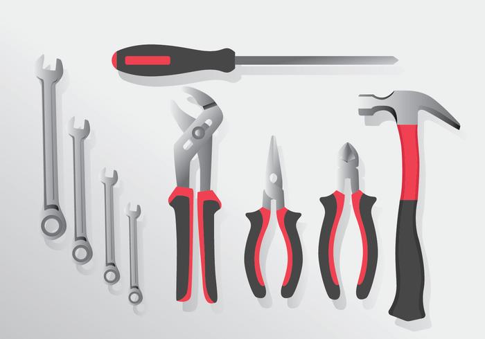 Realistic Tools Vector Pack