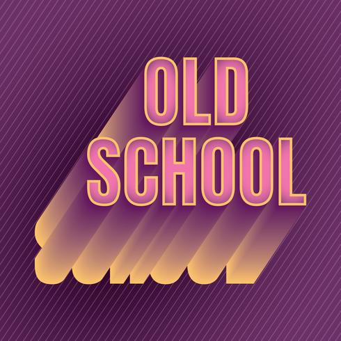 Retro Typography vector