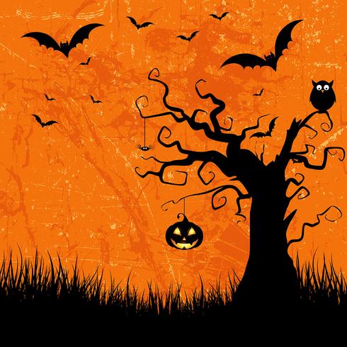 Grunge Halloween background