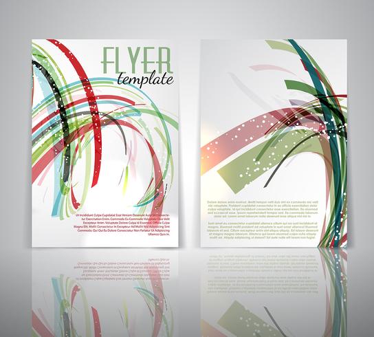 Flyer template  vector