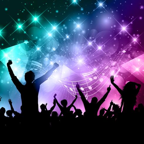 Party crowd vector