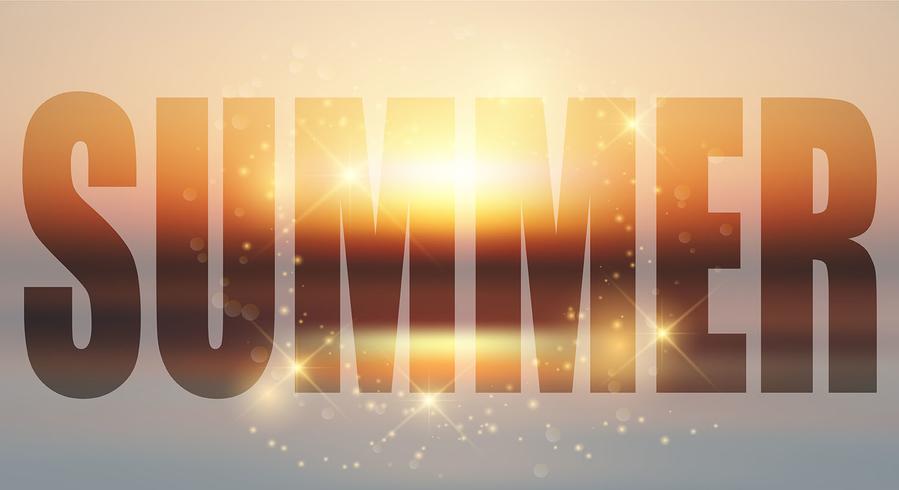 Summer background vector