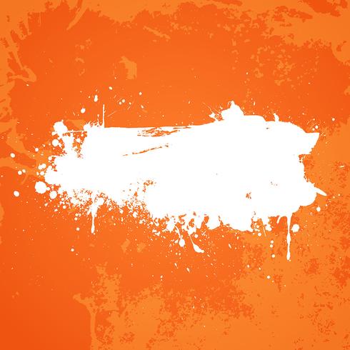 Orange grunge background  vector