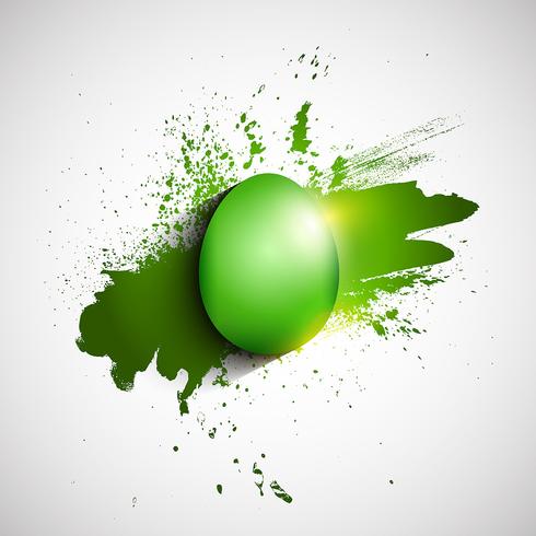 Grunge Easter background  vector