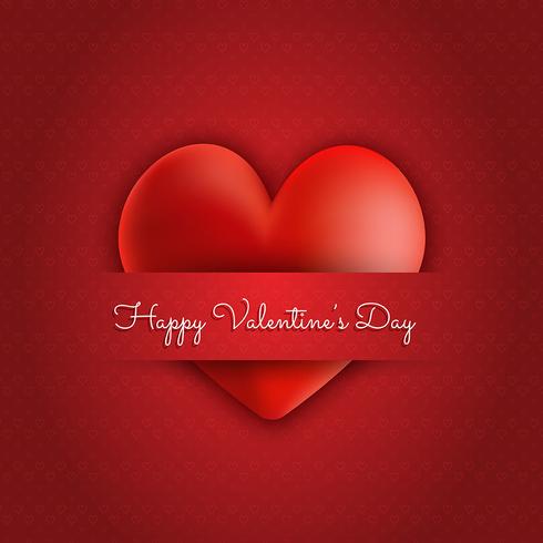 Valentine's Day background vector