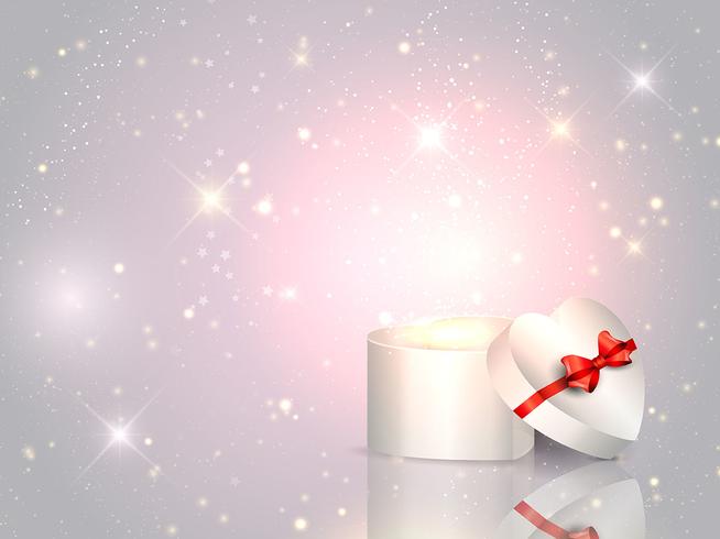 Gift box background vector