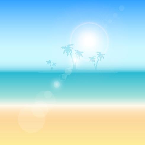 Fondo temático de verano vector