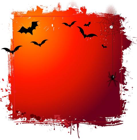 Fondo grunge de halloween vector