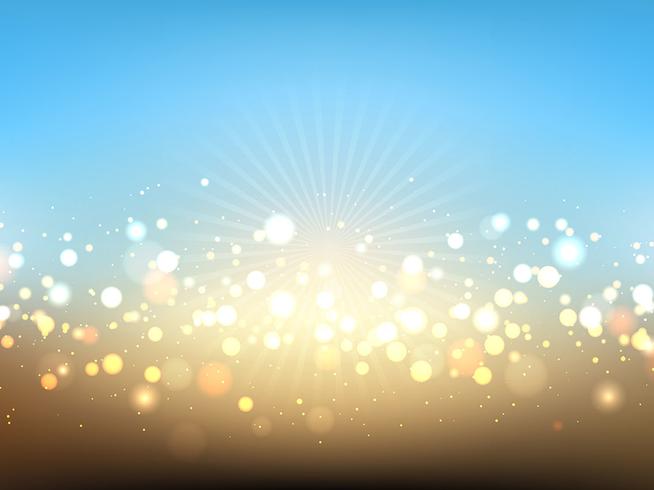 Summer lights background vector