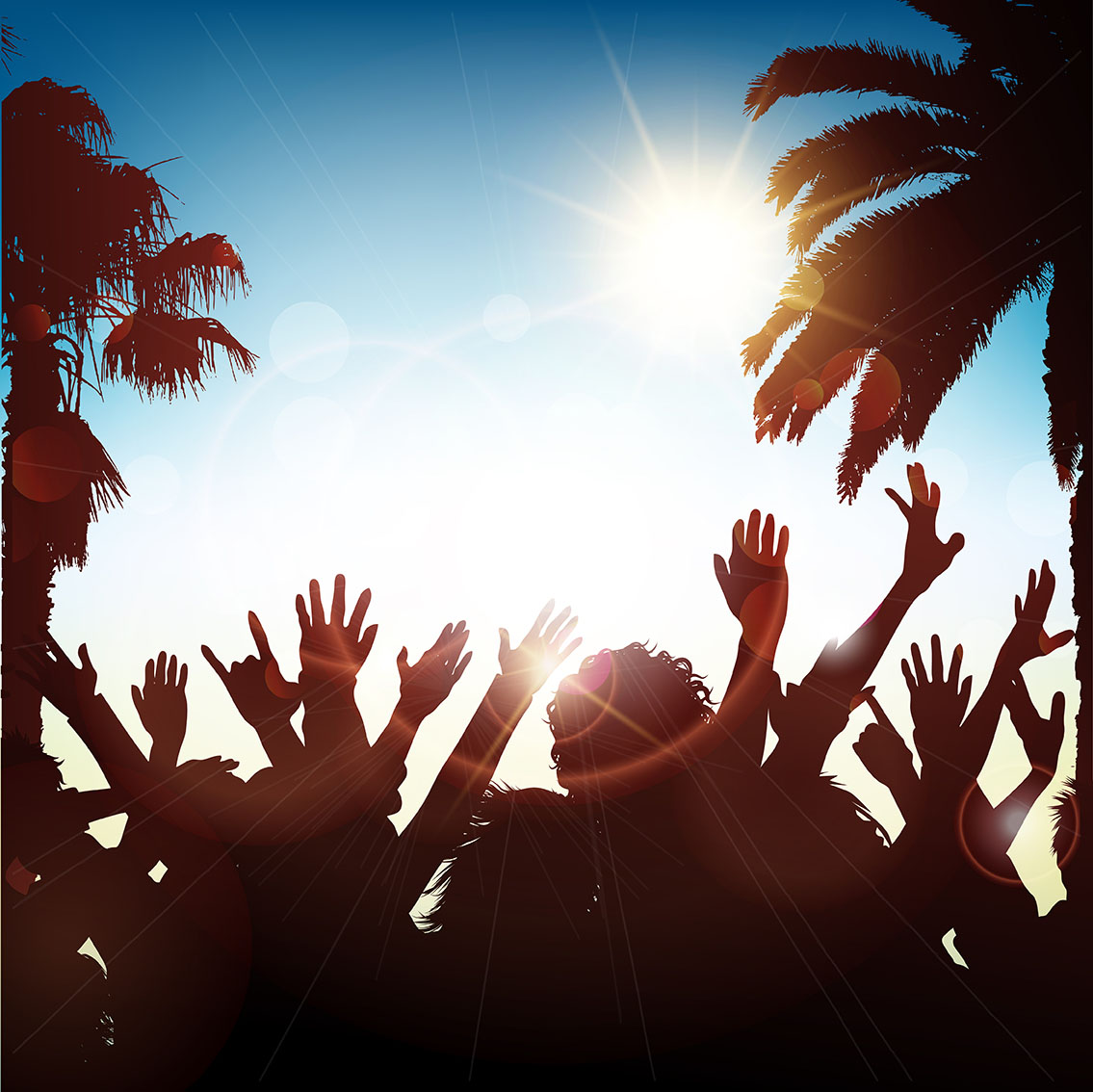 Summer Party Background Download Free Vectors Clipart