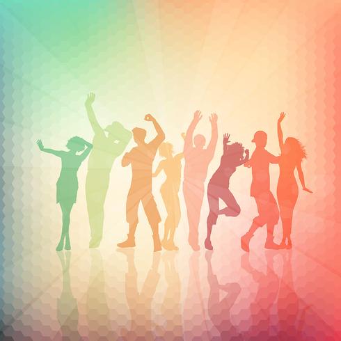Party people background vector