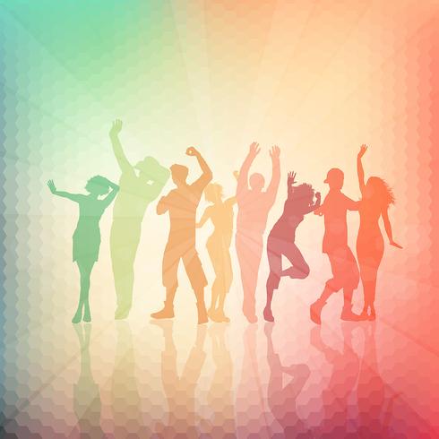 Party people background vector