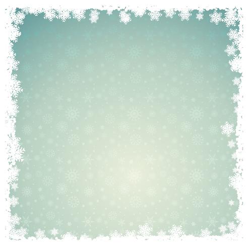 Christmas snowflake background vector