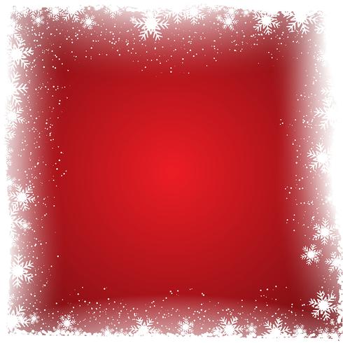 Christmas snowflake background vector