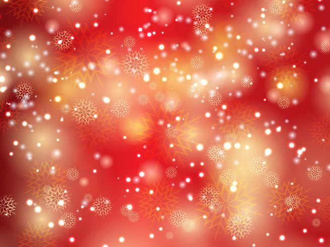 Christmas background of snowflake and stars  vector