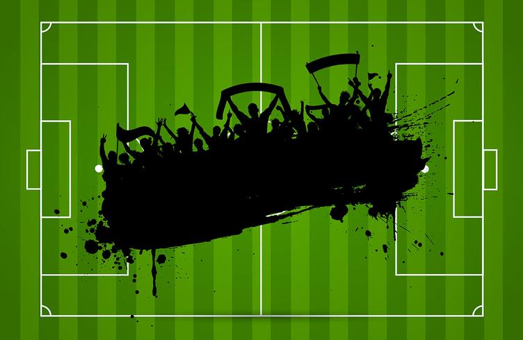 Football or soccer background  vector