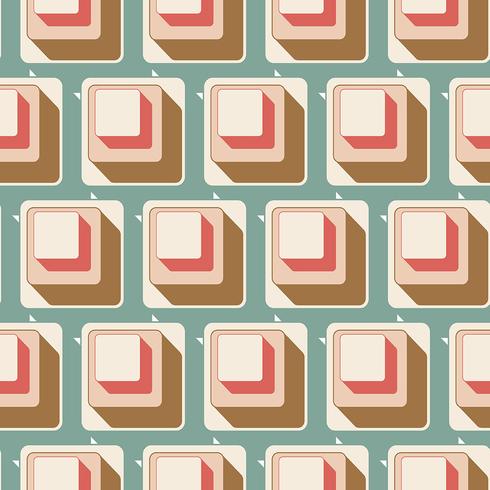 Retro seamless tile pattern background vector