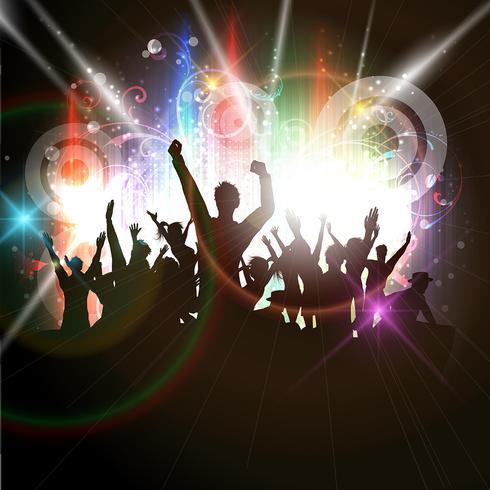 Party crowd vector