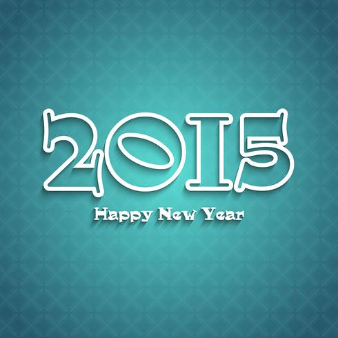 New Year text background vector