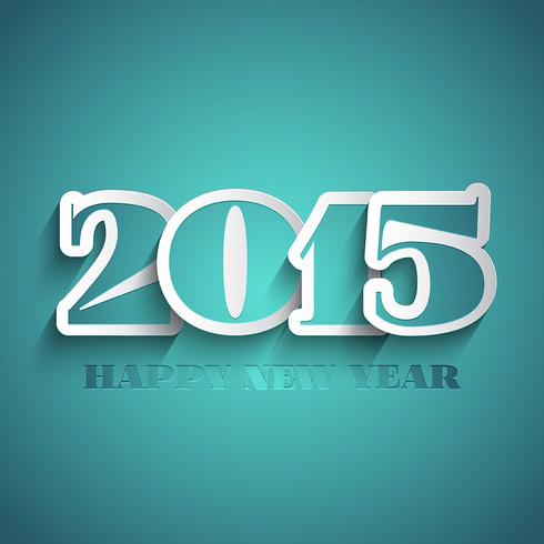 Typography New Year background  vector