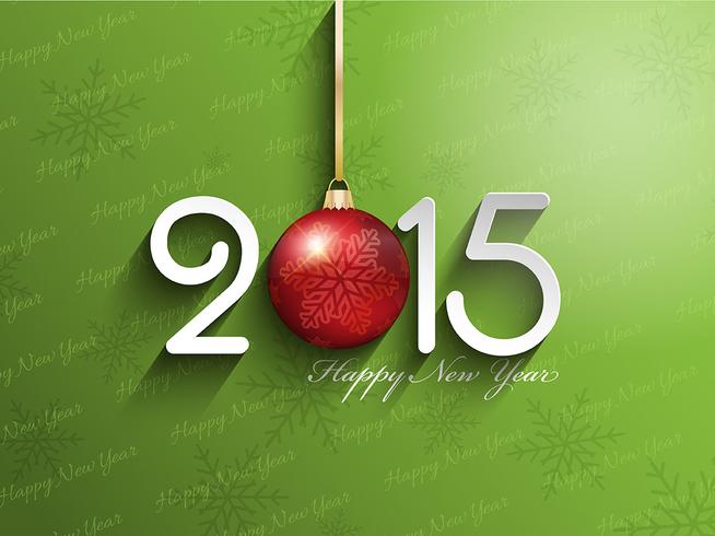 Happy New year background vector