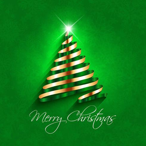 Abstract Christmas tree background  vector