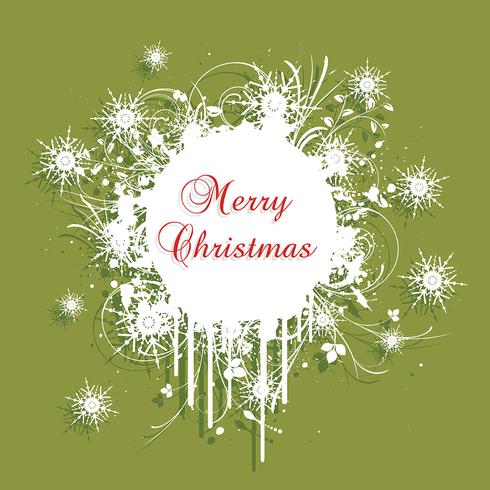 Grunge Christmas background  vector