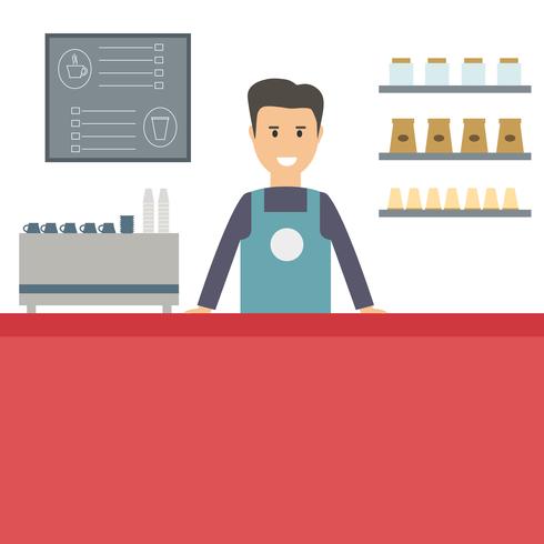 Barista Vector