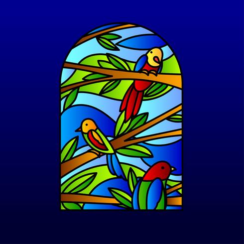 Stain Glass Vector