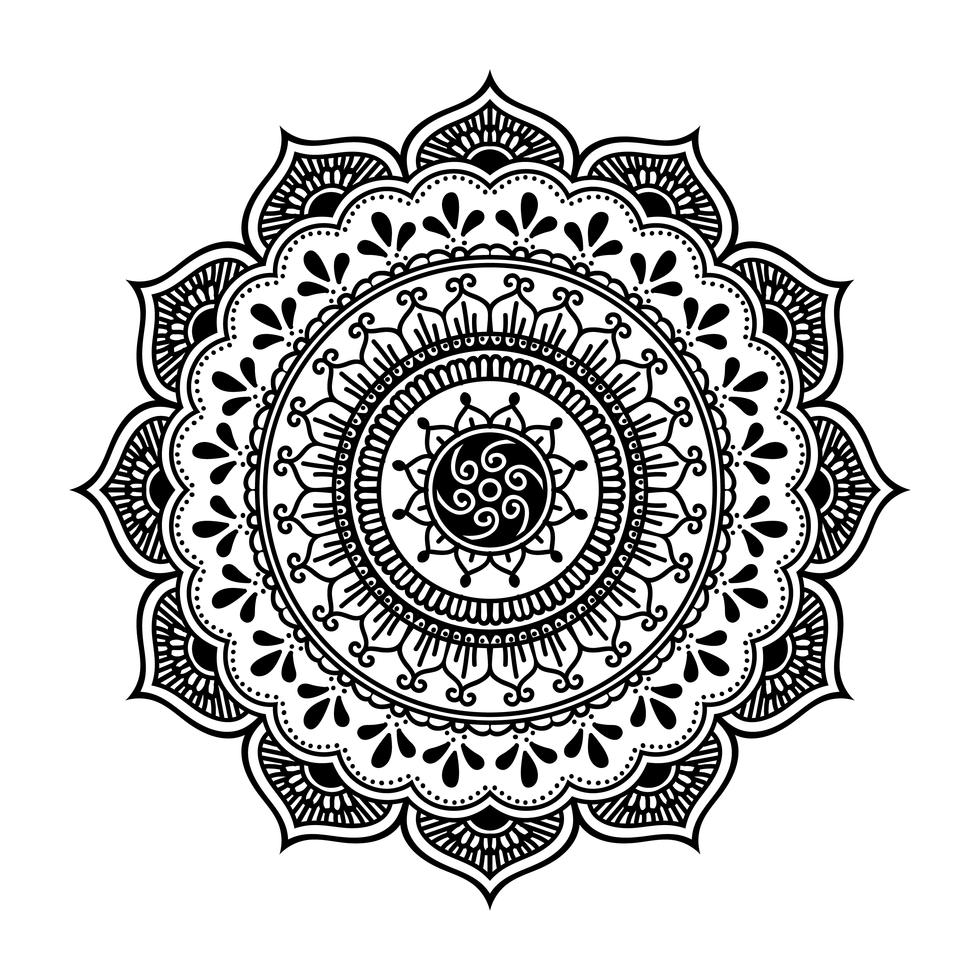 Henna Vector 223310 Vector Art at Vecteezy