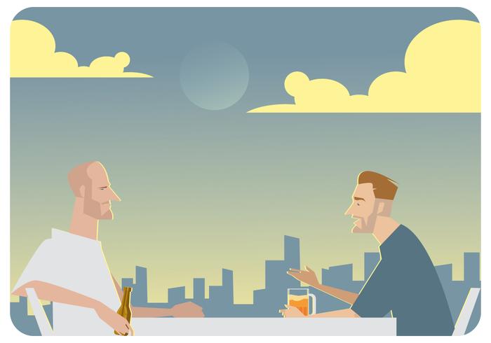Afternoon Talk Vector