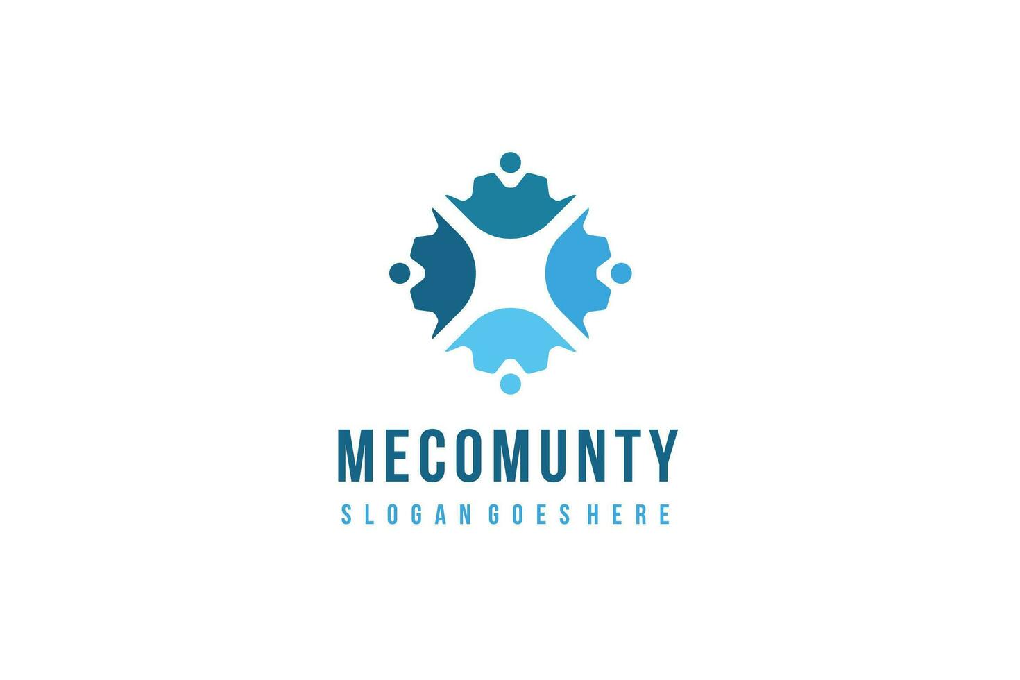 Logotipo de la Comunidad Mecánica vector