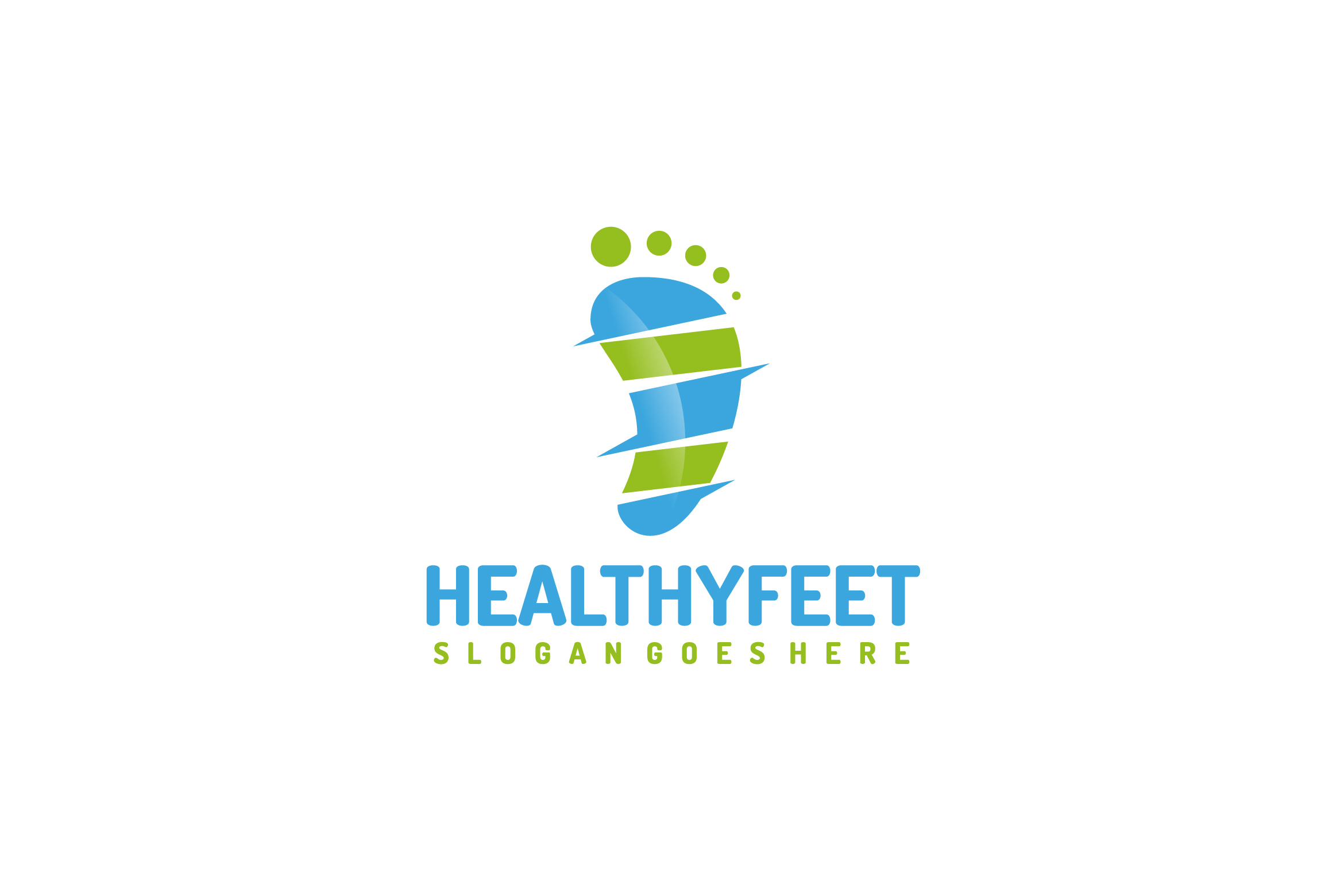 Healthy Feet Logo 223529 Vector Art at Vecteezy