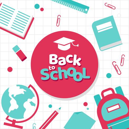 Back To School Template Vector