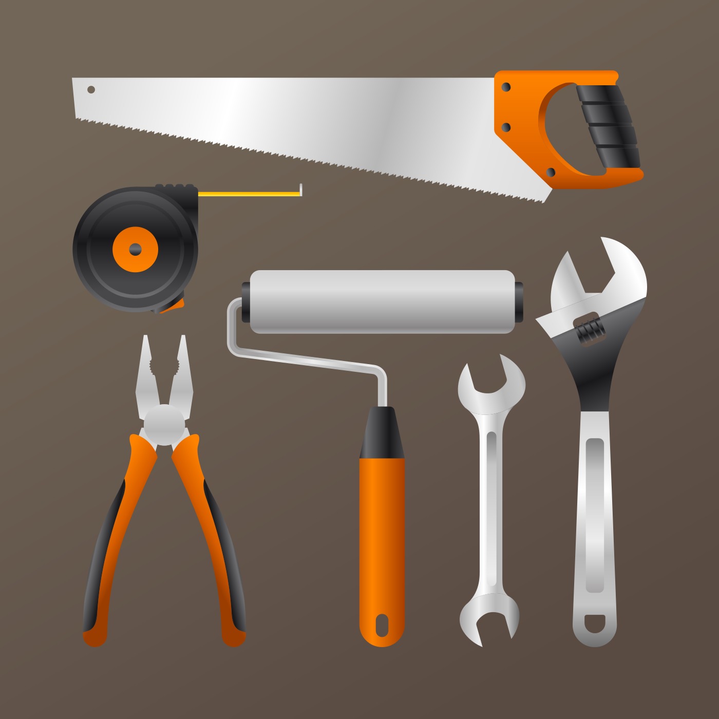 Tools Realistic Vector 223593 Vector Art At Vecteezy Tools Realistic Vector 223593 Vector Art At Vecteezy