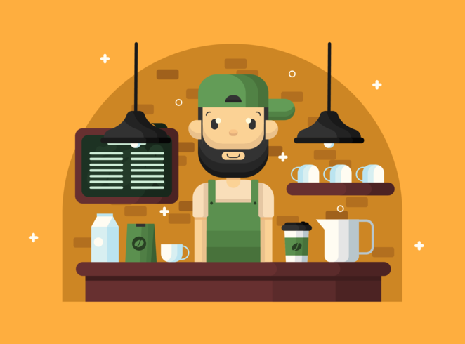 Barista Vector