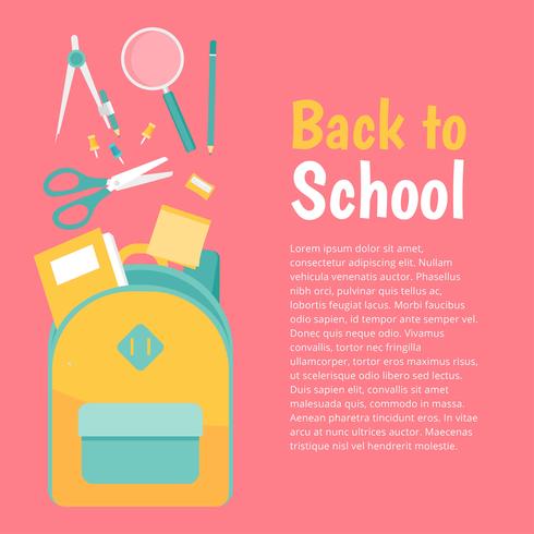 School Supplies Vector