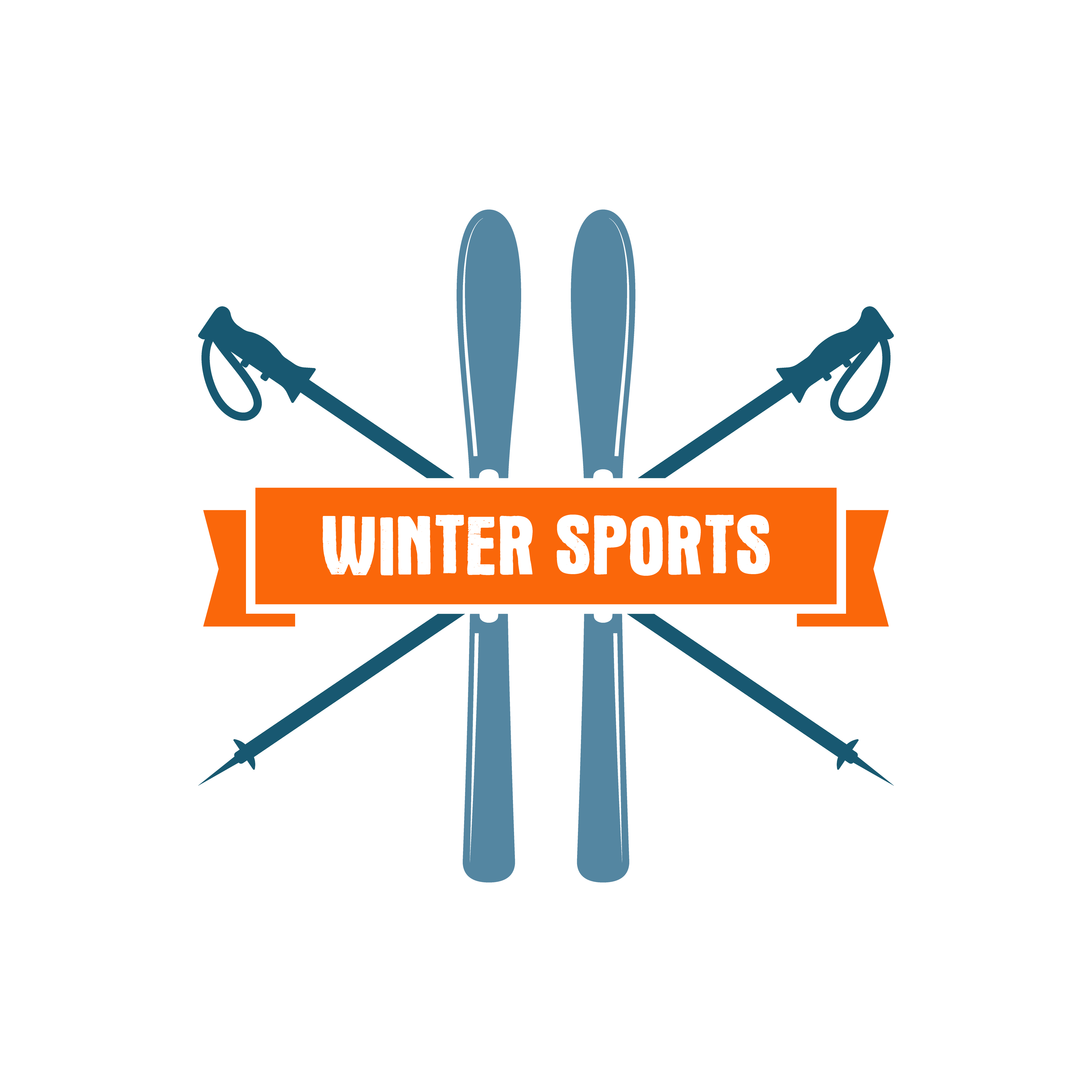 Winter sports Label. Vintage Mountain explorer badge ...