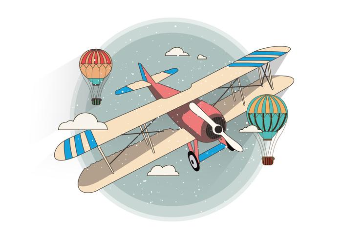 biplane vol 3 vector