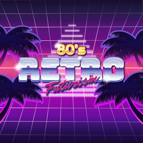 Retro Typography vector