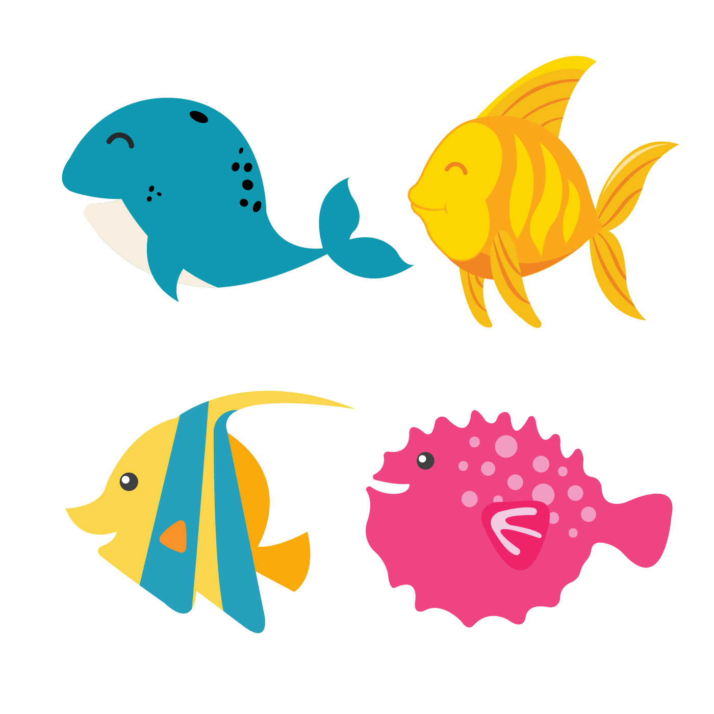 Cartoon Fish Vector Illustration 224162 Download Free
