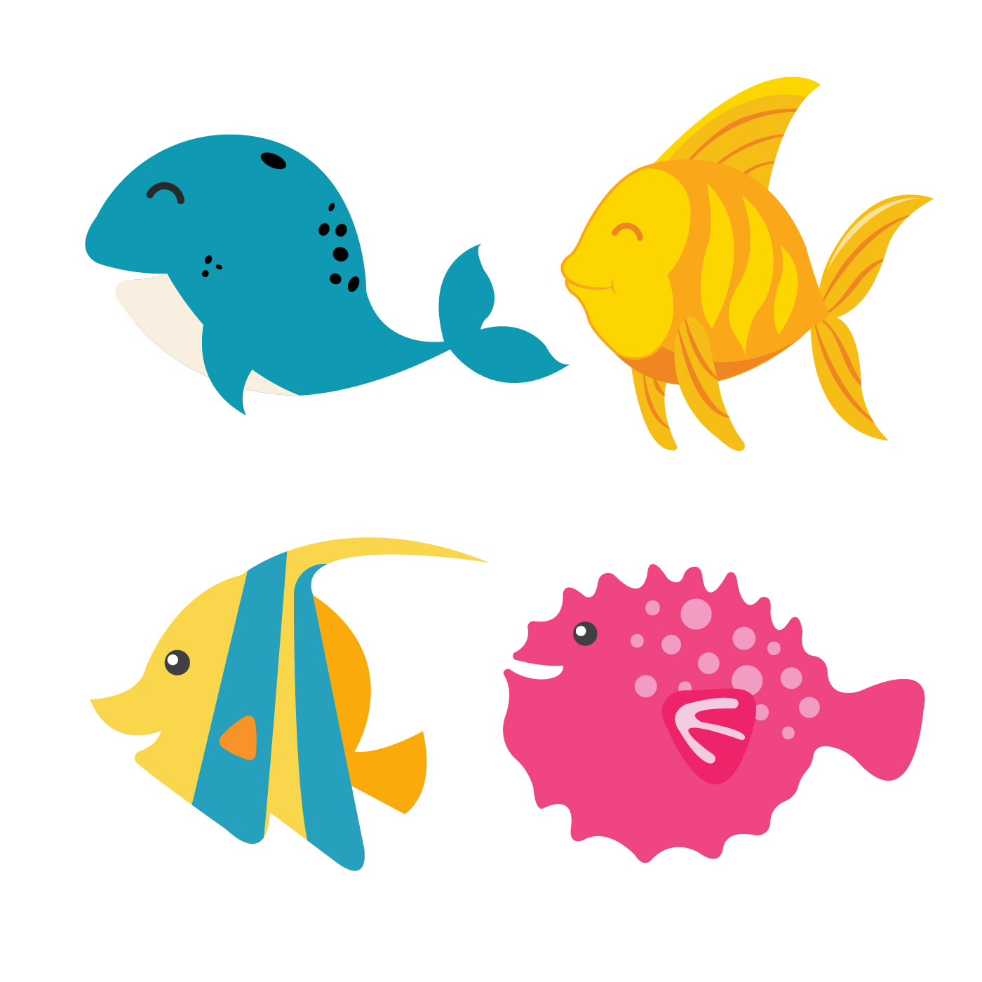 Download Cartoon Fish Vector Illustration 224162 - Download Free ...