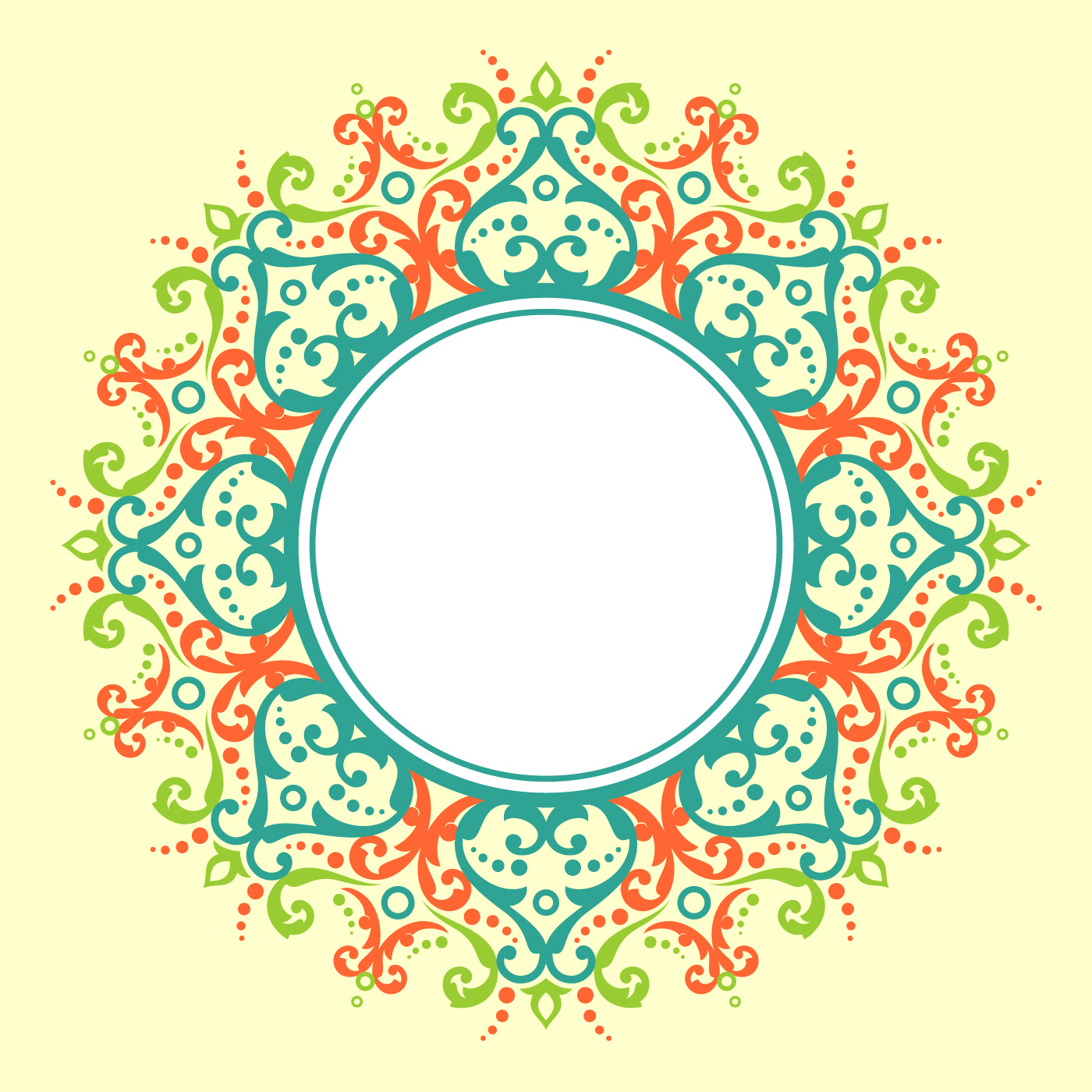 Download Floral Circle Border Free Vector Art - (21952 Free Downloads)