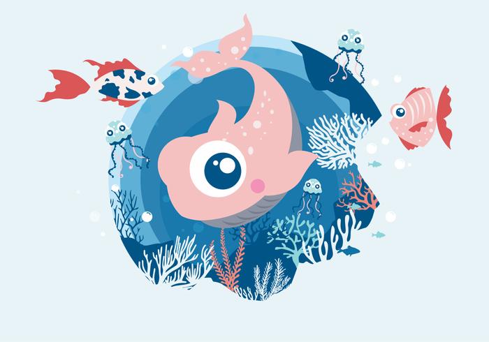 Cartoon Fish Vol 2 Vector