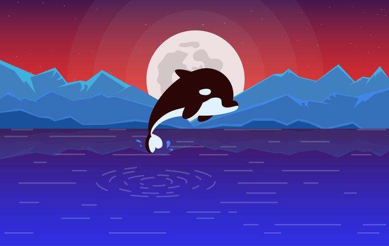 Vector Fantasy Landscape Illustration