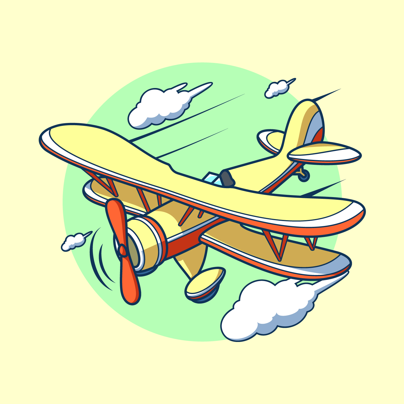 飛機卡通