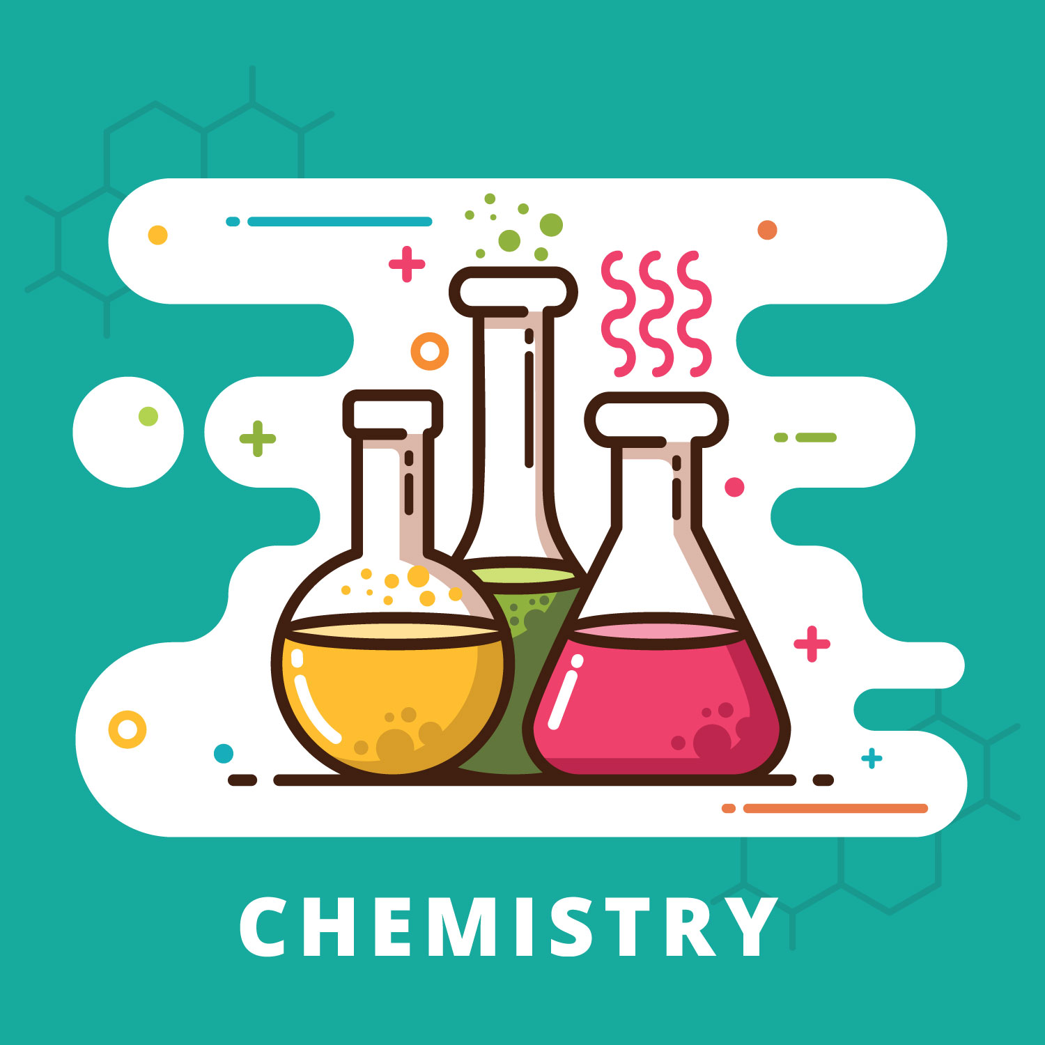 Chemistry Vector Cartoon