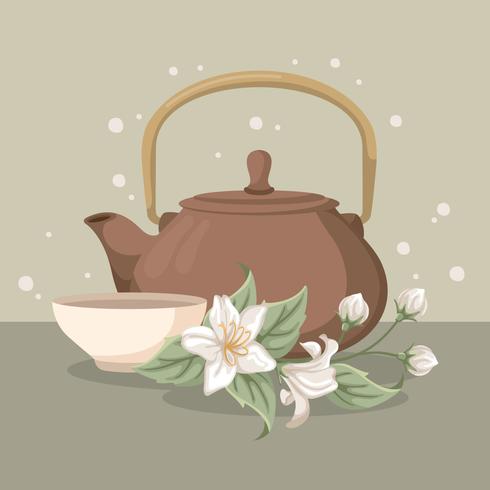 Jasmine Background vector